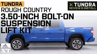 2007-2021 Tundra Rough Country 3.50-Inch Bolt-On Suspension Lift Kit Review & Install