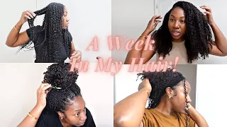 A Week In My Hair 💁🏾‍♀️ || Natural Hair Vlog