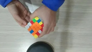 Как собрать 5на5 кубик рубикa