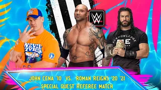 "🔥 WWE 2K24 FULL MATCH — John Cena vs Roman Reigns — WWE Special Guest Refree Match!"