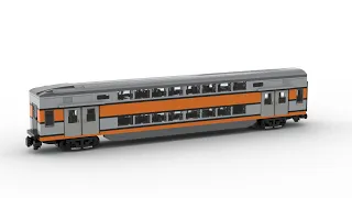 LEGO Train - WAGON 03 - RAME  VB2N -- SNCF -- MOC