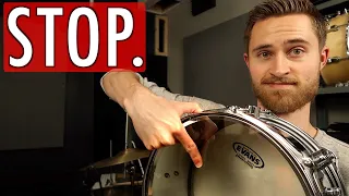 STOP Making This One Snare Tuning Mistake | HIGH vs LOW Tunings With a Cheap Snare