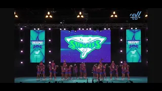 Stingray AllStars Orange Cheersport 2024 Day 2