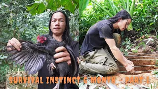 Survival Instinct - The 6 Month Survival Challenge In The Jungle - part 1