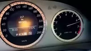 Mercedes Benz w204 c180k 0-160 acceleration