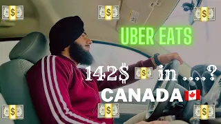 Uber eats in Canada | 142$ in ……..? | Better on weekends