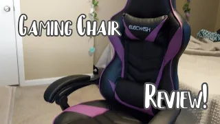 Elecwish Gaming Chair Unboxing Build and Review