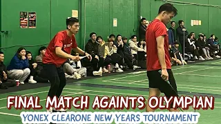 FINAL MATCH against former Canadian National badminton player and Olympian Toby Ng & Derrick Ng