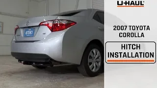 2007 Toyota Corolla Trailer Hitch Installation