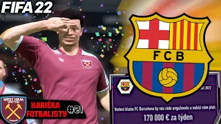 BARCELONA CHCE TOPINHA!!! [Kariéra hráče FIFA 22 - #21]