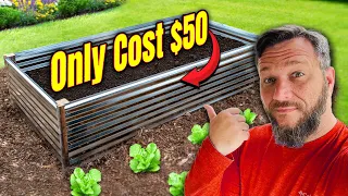 Build a 4x8 Raised Garden Bed for $50! This Hack Makes it Stronger With No Wood (almost)