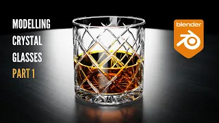 Crystal Glasses in Blender 4.0 - Part 1: Creating the Crisscross Whiskey Tumbler