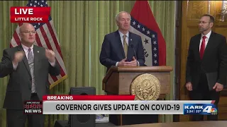 March 25 Arkansas COVID-19 update with Gov. Asa Hutchinson