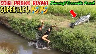 Edisi Prank Buaya Paling Lucu || Asli Bikin Ngakak 🤣🤣 || Funniest Crocodile Prank