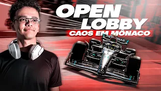 F1 23 - MÔNACO NA CHUVA NÃO DÁ CERTO! - Open Lobby