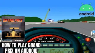 How to play Microprose Grand Prix games on Android!