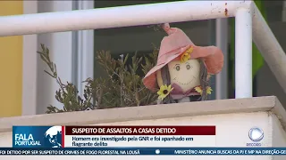 Suspeito de assaltos a casas detido