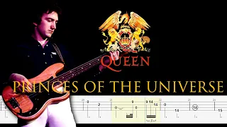 Queen - Princes Of The Universe (Bass Line + Tabs + Notation) By John Deacon