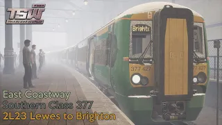 2L23 Lewes to Brighton - East Coastway - Class 377 - Train Sim World 2020