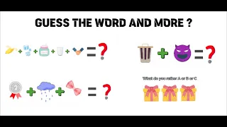 Word Guessing Game (emoji) | A Fun Challenge for Your Brain! خمن الكلمه الصحيحة بمع الرموز