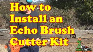 How To Install An Echo Brush Cutter Kit on an Echo SRM 2320T