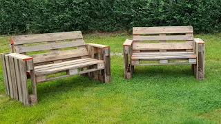 How To Make a Bench From Pallets? #diy #homemade