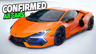 Need For Speed 2024 - ALL CONFIRMED CARS | Full car list