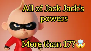 All of Jack Jack's powers