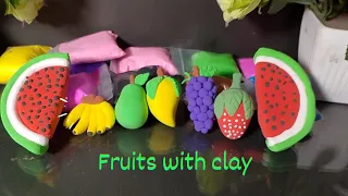 DIY How to Make Miniature Fruits|DIY Polymer clay Fruits|Clay Miniature Tutorial  #superclay #diy