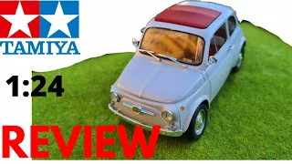 #tamiya #unboxing #review #modellbau Tamiya Fiat 500f scale 1:24 review