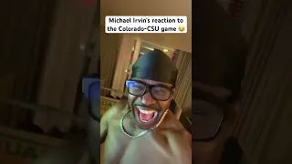 Michael Irvin was HYPED after Colorado’s win‼️