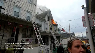 20220210 - 3rd Alarm - Shamokin, Pa