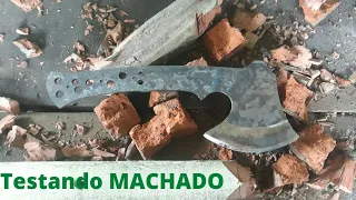 Teste de machado Artesanal