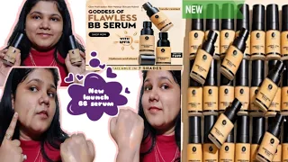 Sugar Godess of Flawless BB Serum Review+Demo+Swatches/Sugar cosmetics new launch BB serum#review