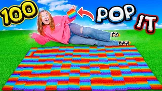 100 POP IT😱 САМЫЙГИГАНТСКИЙ ПОП ИТ Антистресс НА ЮТУБ!