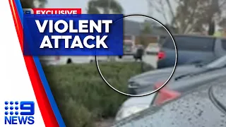 Terrifying video has emerged of a vicious road rage attack in our southern suburbs.