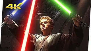 Obi-Wan & Anakin vs Conde Dooku | Star Wars - El Ataque De Los Clones (2002) Clip 4K UHD (LATINO)