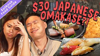 We Found A $30 Japanese Omakase Set At Orchard Road! | Eatbook Food Guides