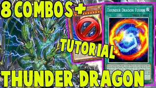 THUNDER DRAGON CHAOS MUST KNOW COMBOS [TUTORIAL] + DECK PROFILE YUGIOH! MASTER RULE 2021