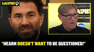 😤🔥 Simon Jordan says he likes Eddie Hearn but claims the promoter is SCARED of being questioned... 😰