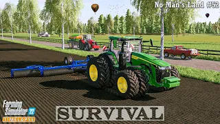 Survival in No Man's Land #52🔸Making a New Road & a Field. Planting Sugar Beets🔸Farming Simulator 22