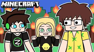 [Animation] MINECRAFT ft. Zerator, JDG, Antoine, Baghera, AngleDroit, Horty & Etoiles #3