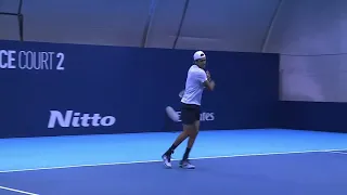 2020 Nitto ATP Finals Practice Matteo Berrettini Monday