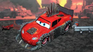 Mattel Disney Cars on the Road Rumbler Lightning McQueen (Road Warrior) 2023