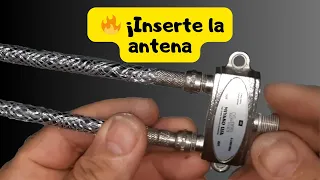 Connect with just a simple piece of coaxial cable and watch all the channels in the world! 📡🌍
