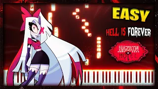 Hazbin Hotel - Hell is Forever | EASY Piano Tutorial by OCTOBER