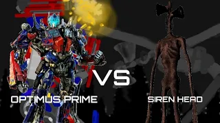 [DC2]Optimus prime vs Siren head | Short animation battle