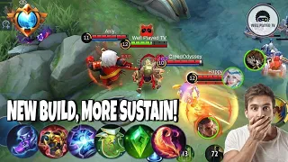 Try this New Build, More Sustain! | TOP GLOBAL GATOTKACA Gameplay | MLBB