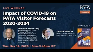 Webinar: Impact of COVID-19 on PATA Visitor Forecasts 2020-2024