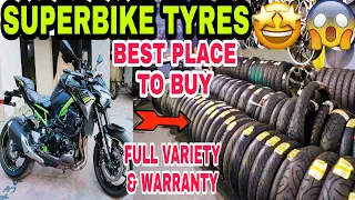 Where To Buy SUPERBIKE Tyres in Delhi ? 😱 Best Type of Tyre for SUPERBIKES 🔥